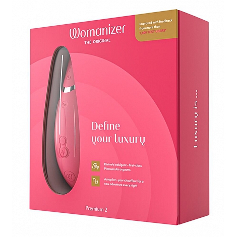 Бесконтактный клиторальный стимулятор розовый Womanizer Premium 2