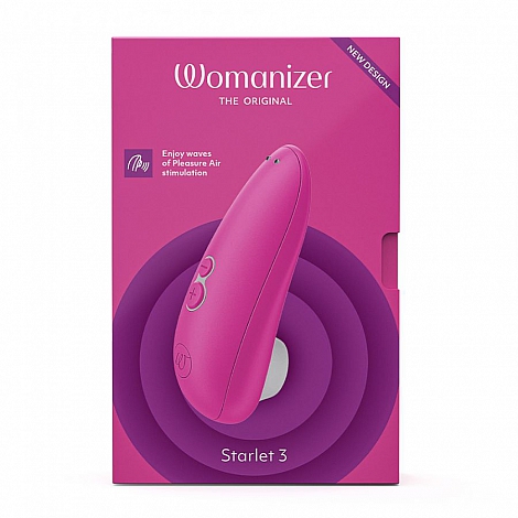 Бесконтактный клиторальный стимулятор розовый Womanizer Starlet 3