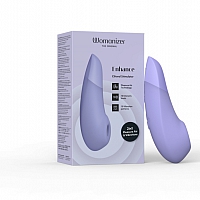 Бесконтактный клиторальный стимулятор с вибрацией сиреневый Womanizer Enhance