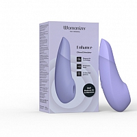 Бесконтактный клиторальный стимулятор с вибрацией сиреневый Womanizer Enhance