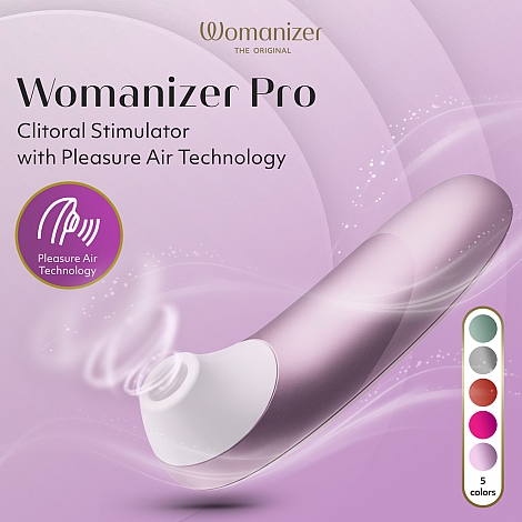 Бесконтактный клиторальный стимулятор сиреневый Womanizer Pro