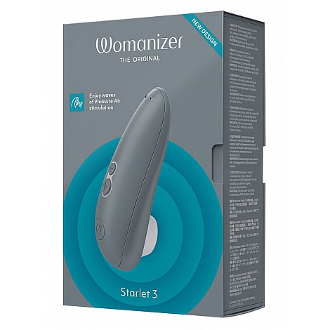 Бесконтактный клиторальный стимулятор Womanizer Starlet 3 Gray