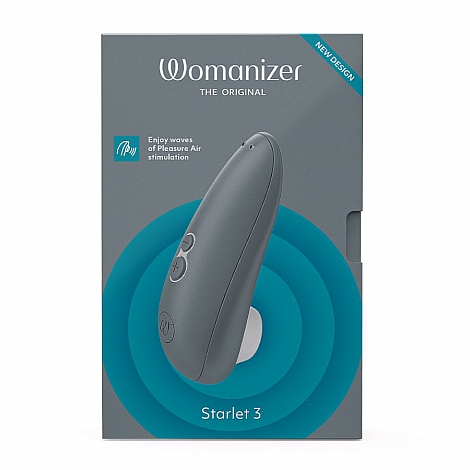 Бесконтактный клиторальный стимулятор Womanizer Starlet 3 Gray