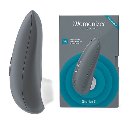 Бесконтактный клиторальный стимулятор Womanizer Starlet 3 Gray