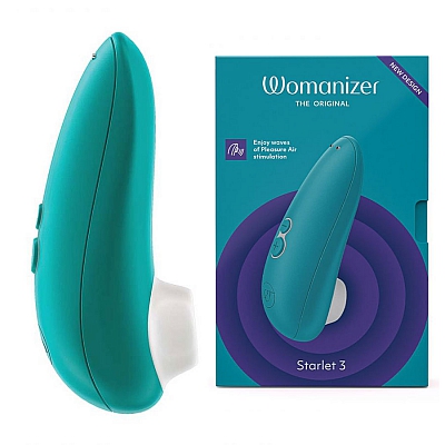 Бесконтактный клиторальный стимулятор Womanizer Starlet 3 Turquoise