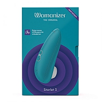 Бесконтактный клиторальный стимулятор Womanizer Starlet 3 Turquoise