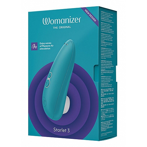 Бесконтактный клиторальный стимулятор Womanizer Starlet 3 Turquoise