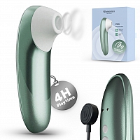 Бесконтактный клиторальный стимулятор зеленый Womanizer Pro