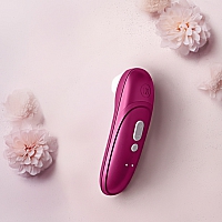 Бесконтактный розовый клиторальный стимулятор Womanizer Pro