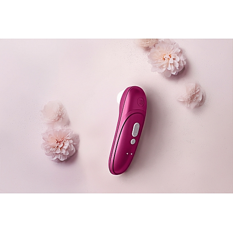 Бесконтактный розовый клиторальный стимулятор Womanizer Pro