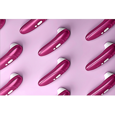 Бесконтактный розовый клиторальный стимулятор Womanizer Pro