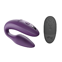 Вибромассажер для двоих фиолетовый We-Vibe Sync 2