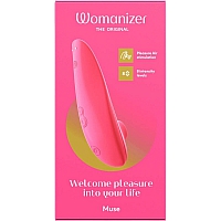 Бесконтактный клиторальный стимулятор розовый Womanizer Muse Pink Rose