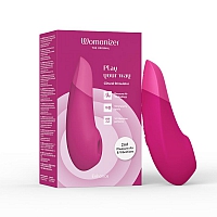 Бесконтактный клиторальный стимулятор с вибрацией розовый Womanizer Enhance