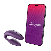 Вибромассажер для двоих фиолетовый We-Vibe Sync 2