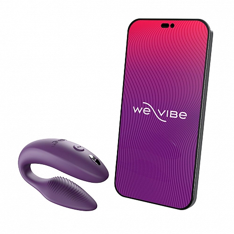 Вибромассажер для двоих фиолетовый We-Vibe Sync 2