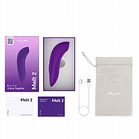Бесконтактный клиторальный стимулятор фиолетовый We-Vibe Melt 2