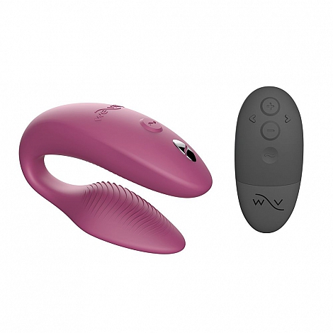 Вибромассажер для двоих розовый We-Vibe Sync 2