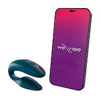 Вибромассажер для двоих зеленый We-Vibe Sync 2