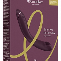 Вибратор для точки G с Pleasure Air баклажановый Womanizer OG