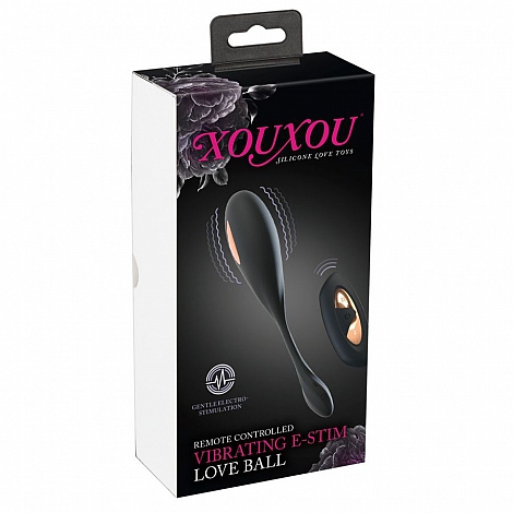 Виброяйцо с электростимуляцией Love Balls