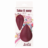 Виброяйцо с пультом управления Take it Easy Best Wine Red