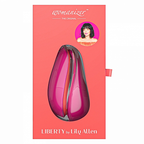 Бесконтактный клиторальный стимулятор розовый Womanizer Liberty Lily Allen