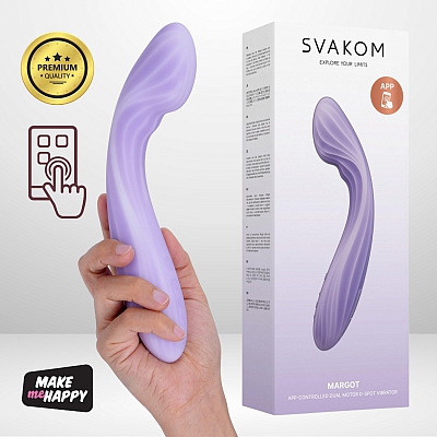Интерактивный вибромассажёр Svakom Margot Lilac с приложением
