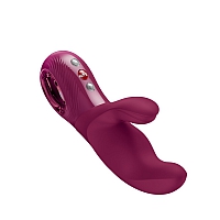 Вибратор-кролик бордовый Miss BI Fun Factory