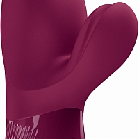 Вибратор-кролик бордовый Miss BI Fun Factory