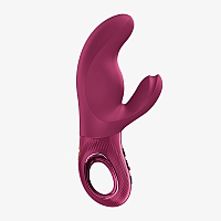 Вибратор-кролик бордовый Miss BI Fun Factory