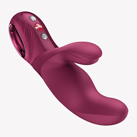 Вибратор-кролик бордовый Miss BI Fun Factory