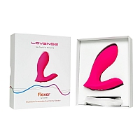 Вибратор Flexer Lovense, силикон, розовый, 10,1 см