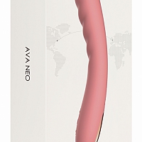 Интерактивный вибромассажер с функцией пенетрации Ava Neo Peach Pink