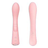 Нежно-розовый вибромассажер для точки G G-Spot Fun