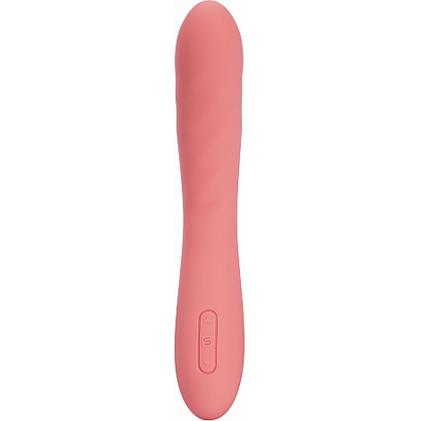 Интерактивный вибромассажер с функцией пенетрации Ava Neo Peach Pink