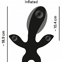 Надувной тройной вибратор