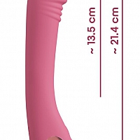 Тонкий вибратор для точки G Роза