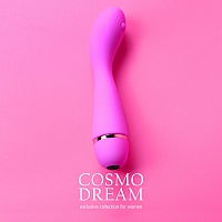 Вибратор для точки G розовый Cosmo Dream