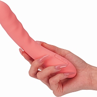 Интерактивный вибромассажер с функцией пенетрации Ava Neo Peach Pink