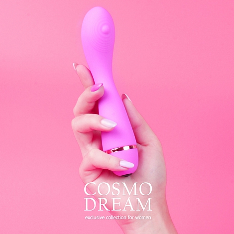 Вибратор для точки G розовый Cosmo Dream