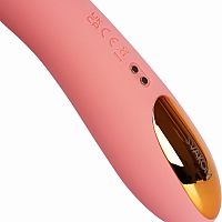 Интерактивный вибромассажер с функцией пенетрации Ava Neo Peach Pink