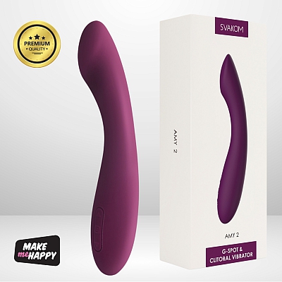 Вибростимулятор Svakom Amy 2 Violet для стимуляции зоны G