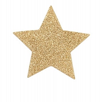 Пэстисы в виде звезды Bijoux Indiscrets Flash Star Gold