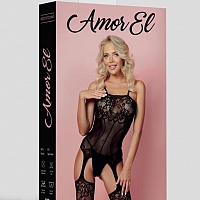 Кетсьюит (боди-комбинезон) черный Isabel, S/L