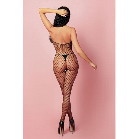 Кетсьюит в крупную сетку и глубоким вырезом Amor El, S/L