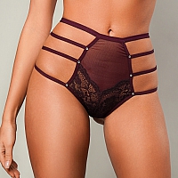Трусики с высокой посадкой,  M Plum (42-44)