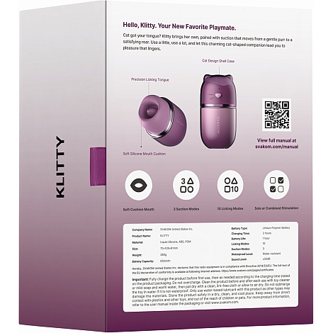 Клиторальный стимулятор Klitty Dusty Lavender