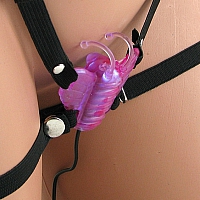 Вибробабочка фиолетовая для клитора Mini Butterfly Vibrator