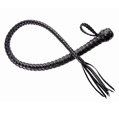 Черная плеть-хлыст "Змея"